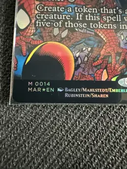 MTG Marvel's Spider-Man Rite of Replication (Borderless) Mythic Foil # 0014 - Image 2