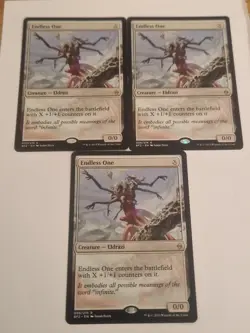 MTG Endless One X3 - Battle for Zendikar - Rare - NM (see pics) MTG - Image 1