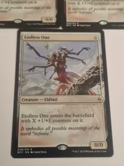 MTG Endless One X3 - Battle for Zendikar - Rare - NM (see pics) MTG - Image 4