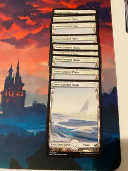 MTG Modern Horizons 1 Snow Covered Plains x 10 - Image 1