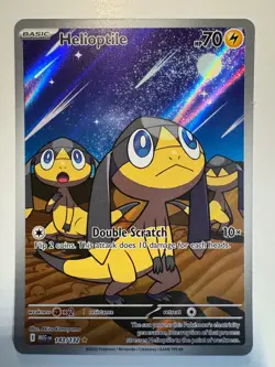 Pokemon Mega Evolution ME01: Helioptile 143/132 Illustration Rare (print line) - Image 2