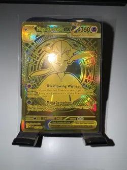 Mega Gardevoir ex 187/132 Me01: Mega Evolution Gold Pokemon Mint NM Pack Fresh - Image 2
