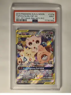 Togepi & Cleffa & Igglybuff GX - 143a/236 - Alternate Art - Pokemon - PSA 9 - Image 1