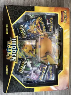Pokemon Hidden Fates Collection-Raichu-GX 820650803956 - Image 1