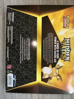 Pokemon Hidden Fates Collection-Raichu-GX 820650803956 - Image 5