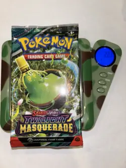 22.3g! HEAVY Weight Pokemon TCG Twilight Masquerade Booster Pack Sinistcha Art - Image 1