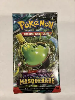 22.3g! HEAVY Weight Pokemon TCG Twilight Masquerade Booster Pack Sinistcha Art - Image 2