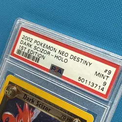 2002 Pokemon Neo Destiny #9 Dark Scizor Holo 1st Edition PSA 9 - Image 2