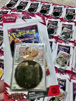 Pokemon TCG: Scarlet & Violet - Destined Rivals Checklane Blister - Eevee X 36 - Image 2