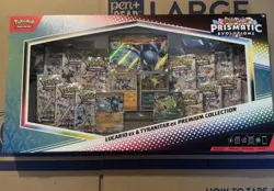 Pokemon Lucario Ex & Tyranitar Ex Premium Collection Prismatic Evolutions - Image 1