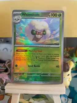 Whimsicott Pokeball Pattern (008/131) - Prismatic Evolutions - Pokemon TCG - NM - Image 1