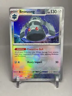 Pokemon TCG Bronzong (Master Ball Pattern) 067/131 SV: Prismatic Evolutions NM - Image 1