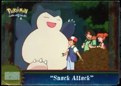 2000 topps Pokemon TV Animation Edition Series 3 Holo Foil OR11 Snack Attack! - Image 1
