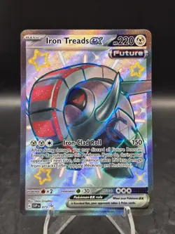 Pokemon TCG Iron Treads ex SVP073 Scarlet & Violet Shiny Black Star Promo NM - Image 1