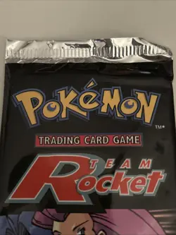 Pokemon Team Rocket Unlimited Booster Pack Factory Sealed WOTC 2000 Vintage TCG - Image 3