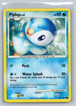 Piplup 15/17 Holo Pop Series 6 Promo - Pokemon Card - LP - Image 1