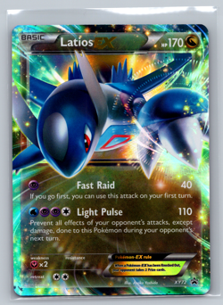 Pokemon TCG Latios EX XY72 Black Star Promo 2015 Full Art Holo Card LP Condition - Image 1