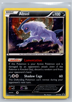 Absol Cosmos Holo XY178 Pokemon Card 2016 Black Star Promo LP - Image 1