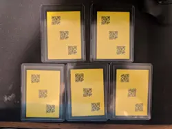 2025 Disney Lorcana Discard Error QR Code Card Yellow Background Fabled - Image 3