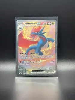 Salamence EX 187 Scarlet Violet Journey Together Illustration Rare Pokemon Card - Image 1