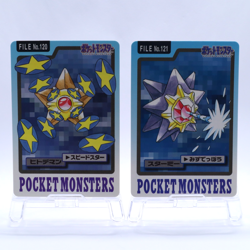 Staryu & Starmie No.120 121 Carddass Series Bandai Pokemon Card Japanese 1997 - Image 1