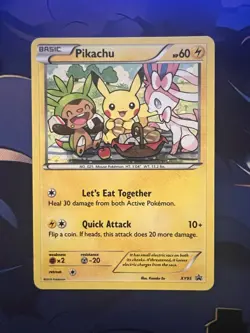 Pokemon TCG Pikachu XY95 Cosmos Holo Blister Exclusive Promo XY Era LP Card CUTE - Image 1