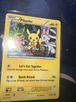 Pokemon TCG Pikachu XY95 Cosmos Holo Blister Exclusive Promo XY Era LP Card CUTE - Image 3