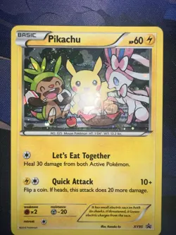 Pokemon TCG Pikachu XY95 Cosmos Holo Blister Exclusive Promo XY Era LP Card CUTE - Image 4