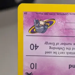Sabrina’s Abra Promo 19 Black Star Promo WOTC Pokemon Card TCG - Image 5