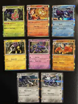 Pokemon TCG Mega Evolution Holo Rare Card Lot - Image 1