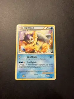 Pokemon TCG Vaporeon Call of Legends Uncommon Card 52/95 - Image 1