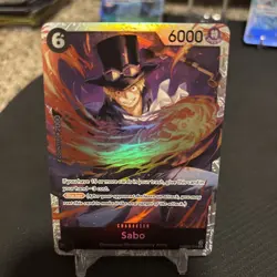 One Piece TCG | Sabo PRB02-014 SR - One Piece Card the Best Vol. 2 NM - Image 1