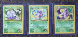 Koga's Weezing 50/132, Uncommon, Gym Challenge Unlimited Pokemon Card + 2 Cards - Image 1
