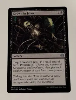 MTG Drown in Ichor - Phyrexia All Will Be One LP - Image 1