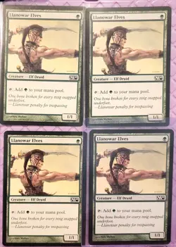 MtG 4x Llanowar Elves Core Set 2010 (M10) Regular - Image 1