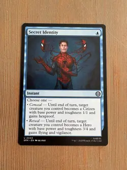 Secret Identity - 43 - MTG: Marvel’s Spider-Man: Eternal - Uncommon - Regular - Image 1
