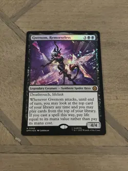 Gwenom, Remorseless Marvel's Spider-Man Foil MTG M 0056 - Image 1