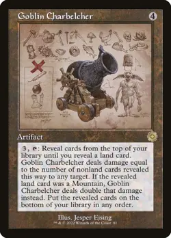 1x - Goblin Charbelcher - Schematic Retro Frame #81 - BBR: Retro Artifacts MTG - Image 1