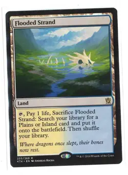 MTG Khans of Tarkir - 1x Flooded Strand - HP - Image 1