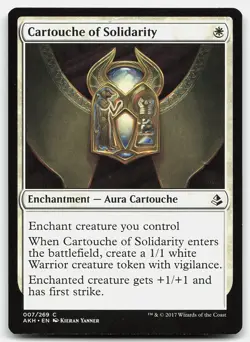 MTG Cartouche of Solidarity C Amonkhet 7 LP - Image 1