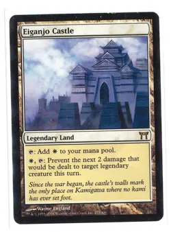 MTG Champions of Kamigawa - 1x Eiganjo Castle - HP - Image 1