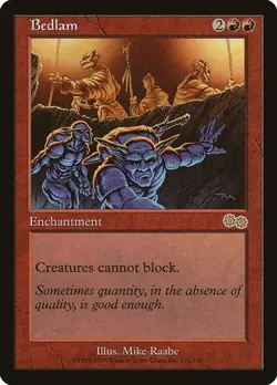 Bedlam Urza's Saga MP MTG - Image 1