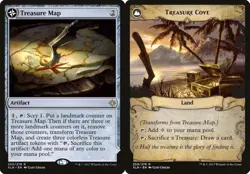 2x Treasure Map // Treasure Cove Ixalan MP MTG - Image 1