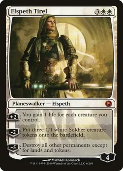 Elspeth Tirel Scars of Mirrodin MP MTG - Image 1