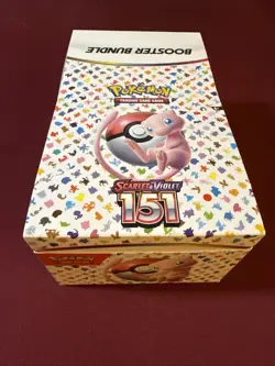Pokemon Scarlet & Violet -EMPTY 151 Booster Bundle Display BOX ONLY, *No cards* - Image 1