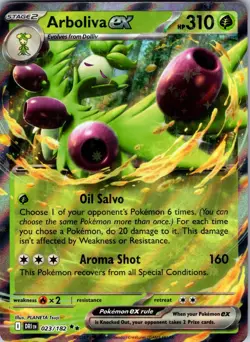 ARBOLIVA EX 023/182 DESTINED RIVALS POKEMON (DOUBLE RARE, NM) - Image 1
