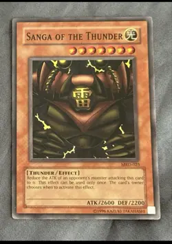 Sanga of the Thunder MRD-EN025 Metal Raiders Unlimited Super Rare Yugioh - Image 1