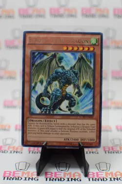 YUGIOH STRONG WIND DRAGON LC5D RARE LIGHT PLAYED 1ST EDITION - Image 1