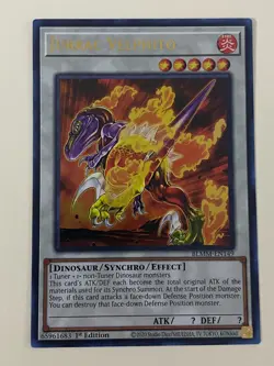 Yugioh - Jurrac Astero Meteor Giganoto Velphito - 1st Edition NM - Free Holo - Image 5