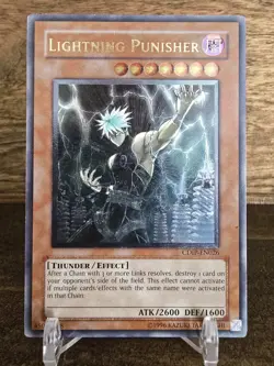 Yugioh Card Lightning Punisher (UTR) CDIP-EN026 Ultimate Rare Unlimited LP - Image 1